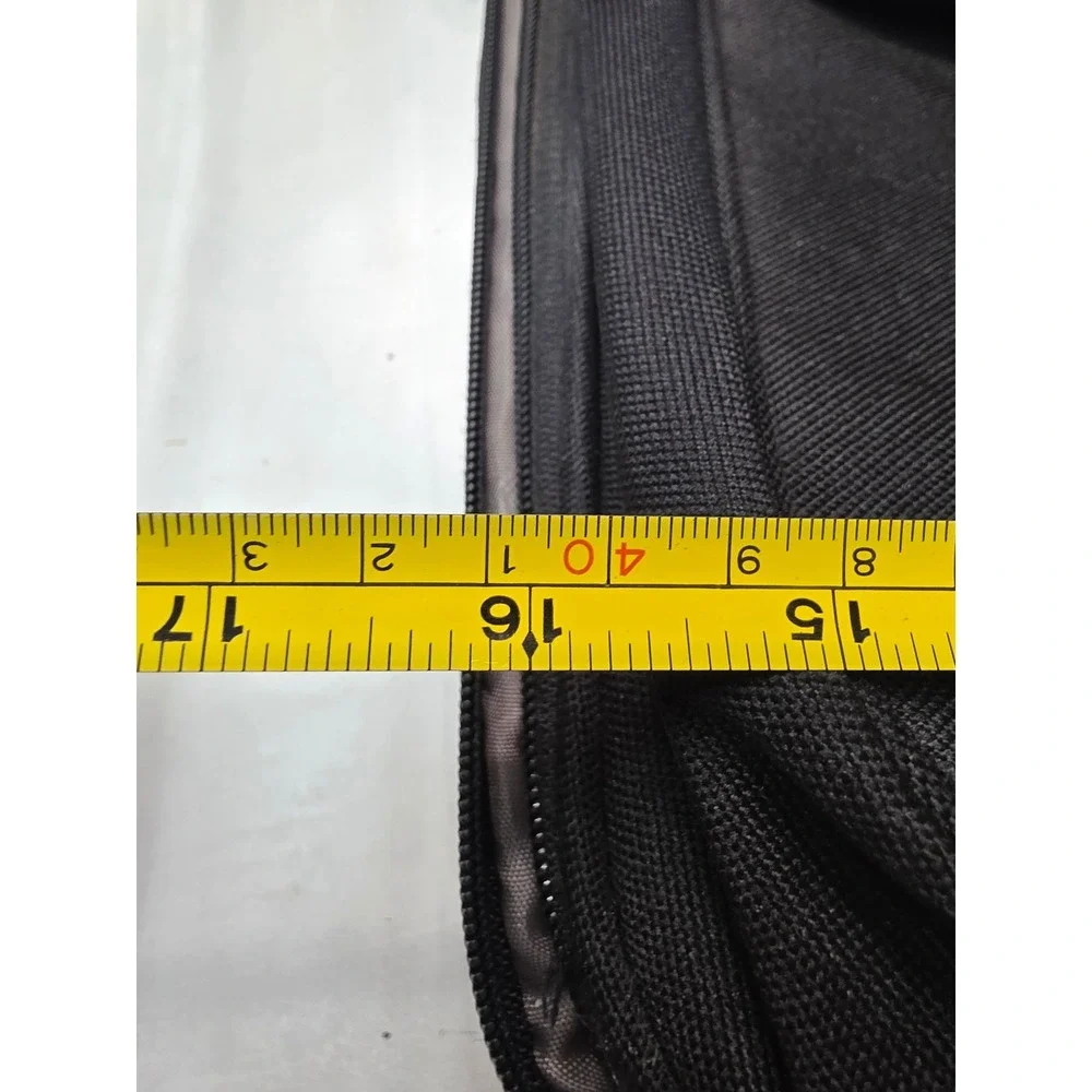 Targus Black Nylon Laptop Briefcase Messenger Bag 16 Inch Work Travel Case B3‎
